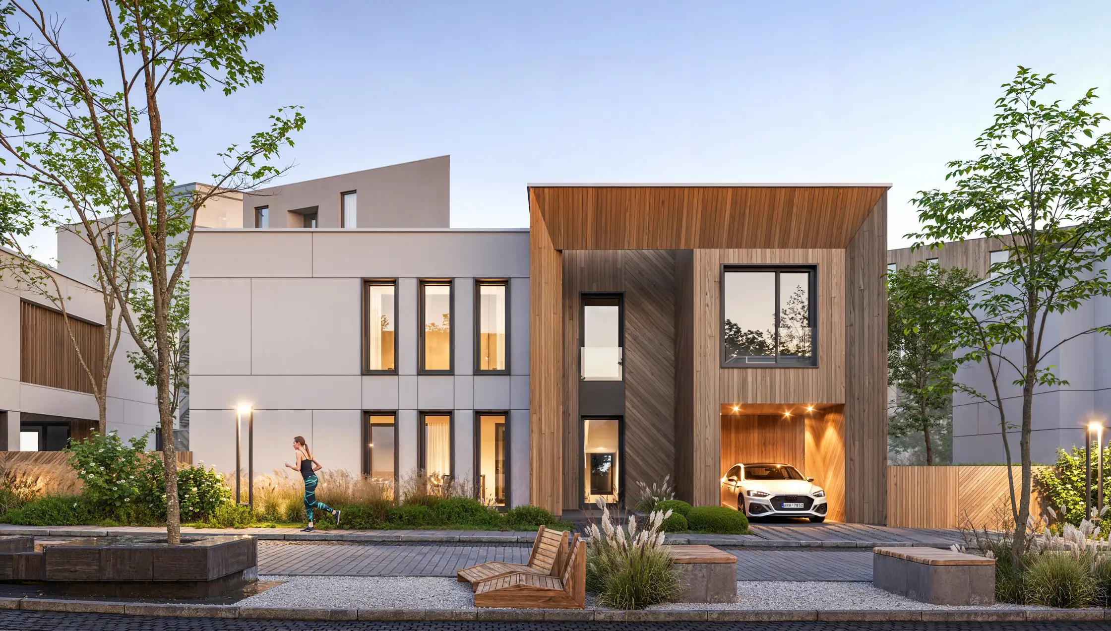 Nouvert Casa Tip 2 – randare exterioară vilă individuală