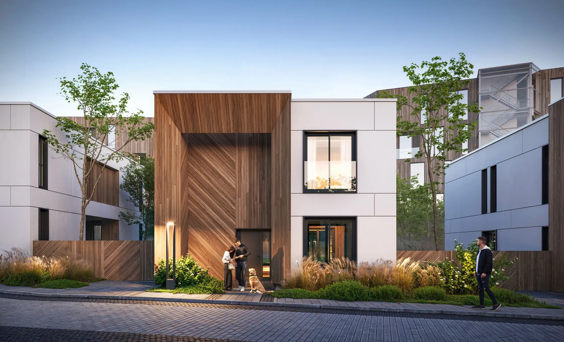 Nouvert – design arhitectural al vilelor la liziera pădurii