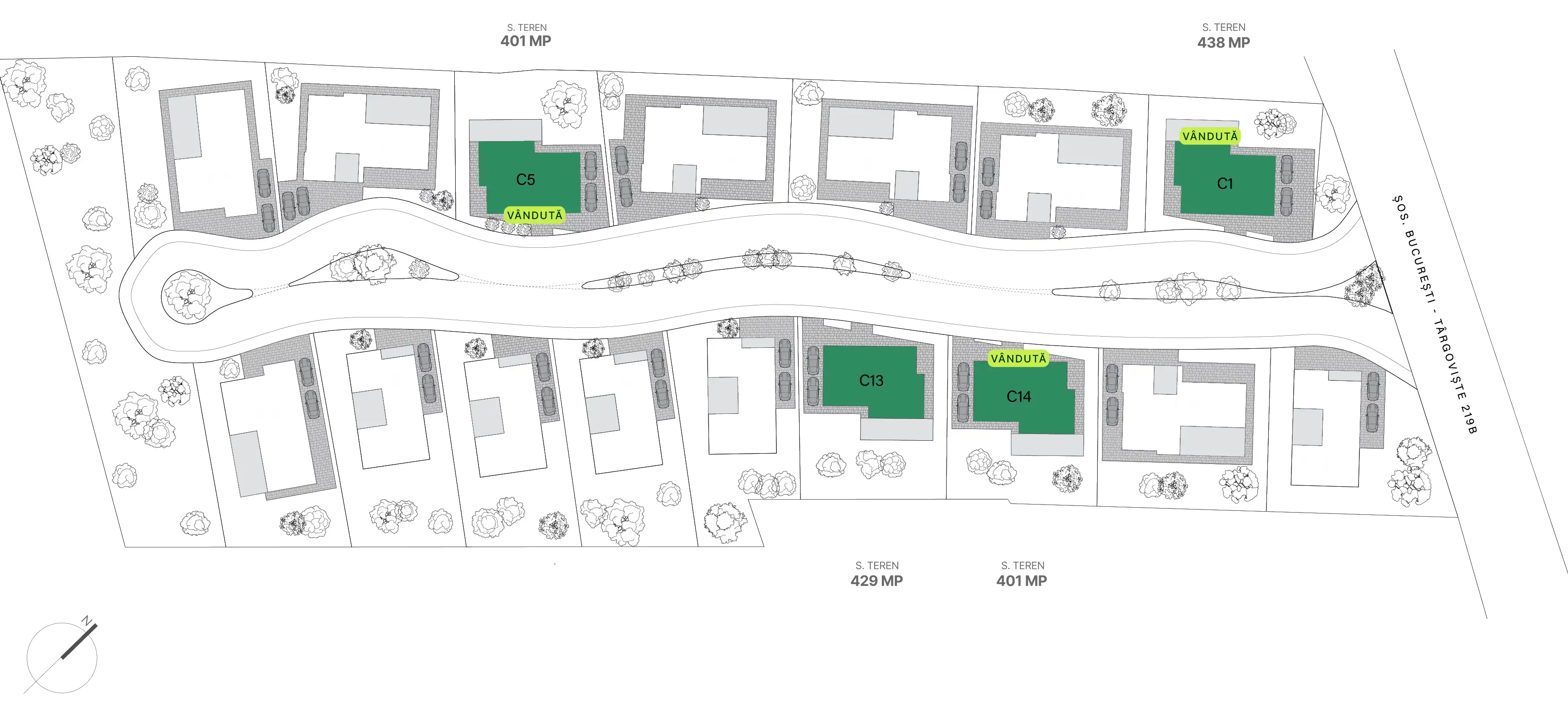 Plan Casa Tip 1 Nouvert – parter și etaj