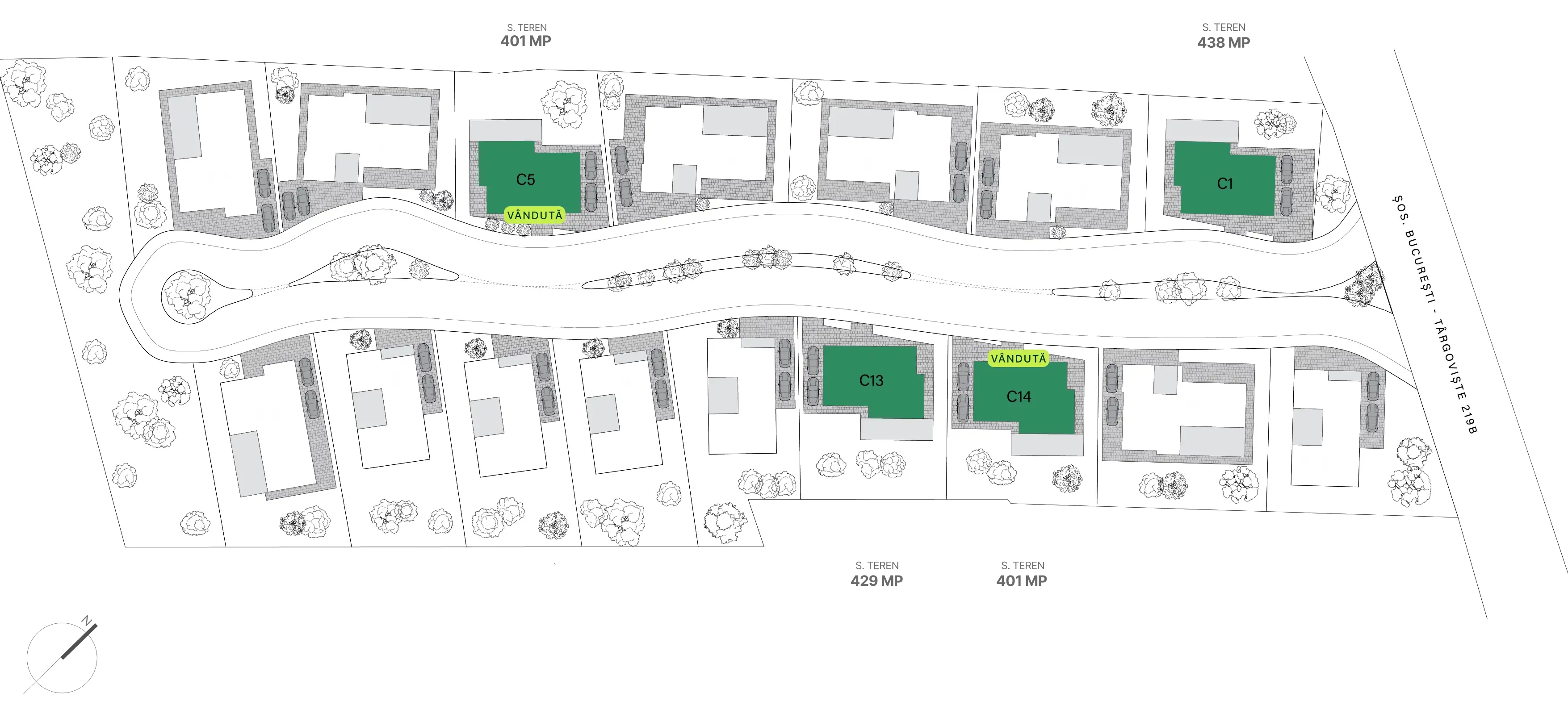 Plan Casa Tip 1 Nouvert – parter și etaj